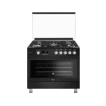 Maxi Gas Cooker 60×90 CM (5) Burners Shine Line Black Matte (FK962DBB)