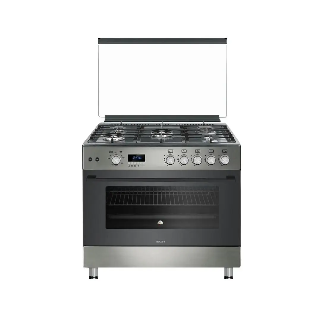 Maxi Gas Cooker 60×90 CM (5) Burners Shine Line Grey (FK962DGD)