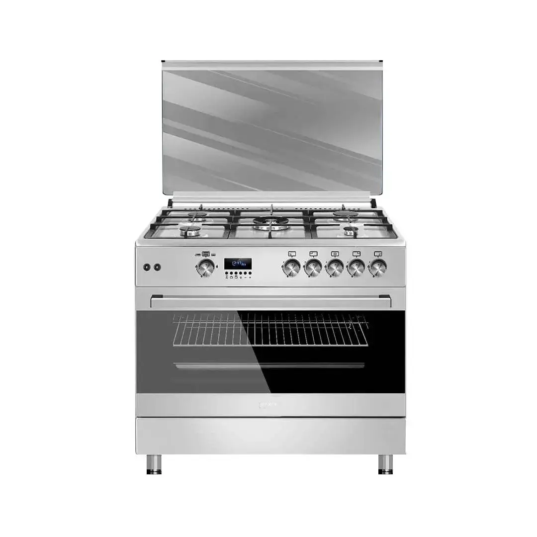 Maxi Gas Cooker 60×90 CM (5) Burners Shine Line Inox