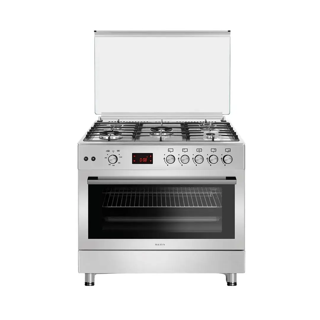 Maxi Gas Cooker 60×90 CM (5) Burners Shine Line Inox (FK963DSS)
