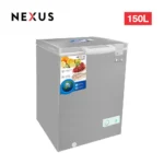 Nexus 150 Litres Chest Freezer, Silver, European union SERIES NX-150HCE