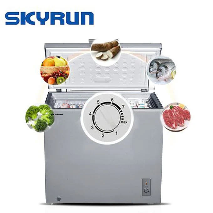 Skyrun BD-200A 200-Liters Chest Freezer Grey