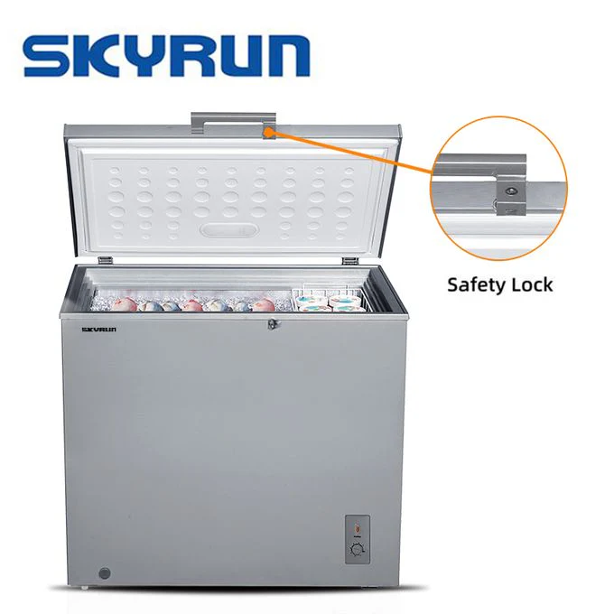Skyrun BD-200A 200-Liters Chest Freezer Grey