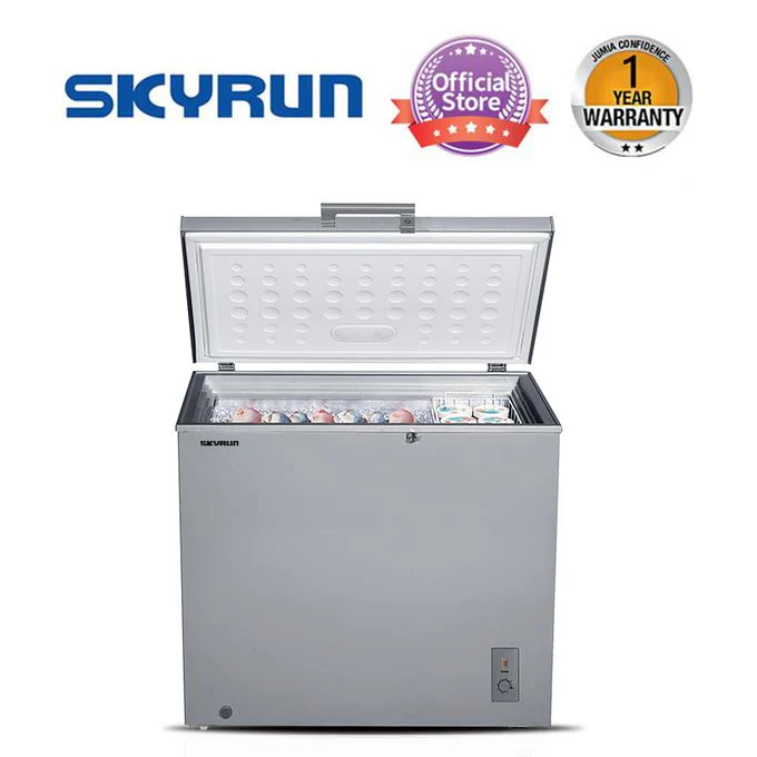 Skyrun BD-200A 200-Liters Chest Freezer Grey