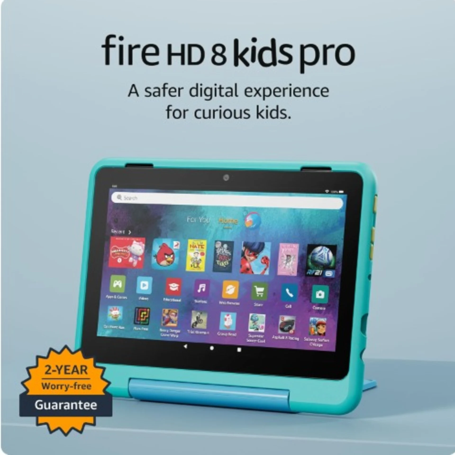 Amazon Fire Hd 8 Kids Pro Tablet- Ages 6-12- Bright 8″ Hd Screen