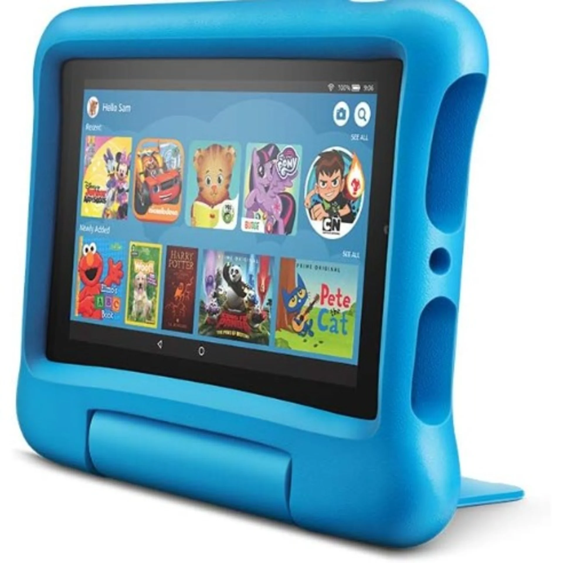 Amazon Fire 7 Kids Tablet – 7″ Display – Ages 3-7 – 16 Gb – 2019 Release – Blue Kid-proof Case
