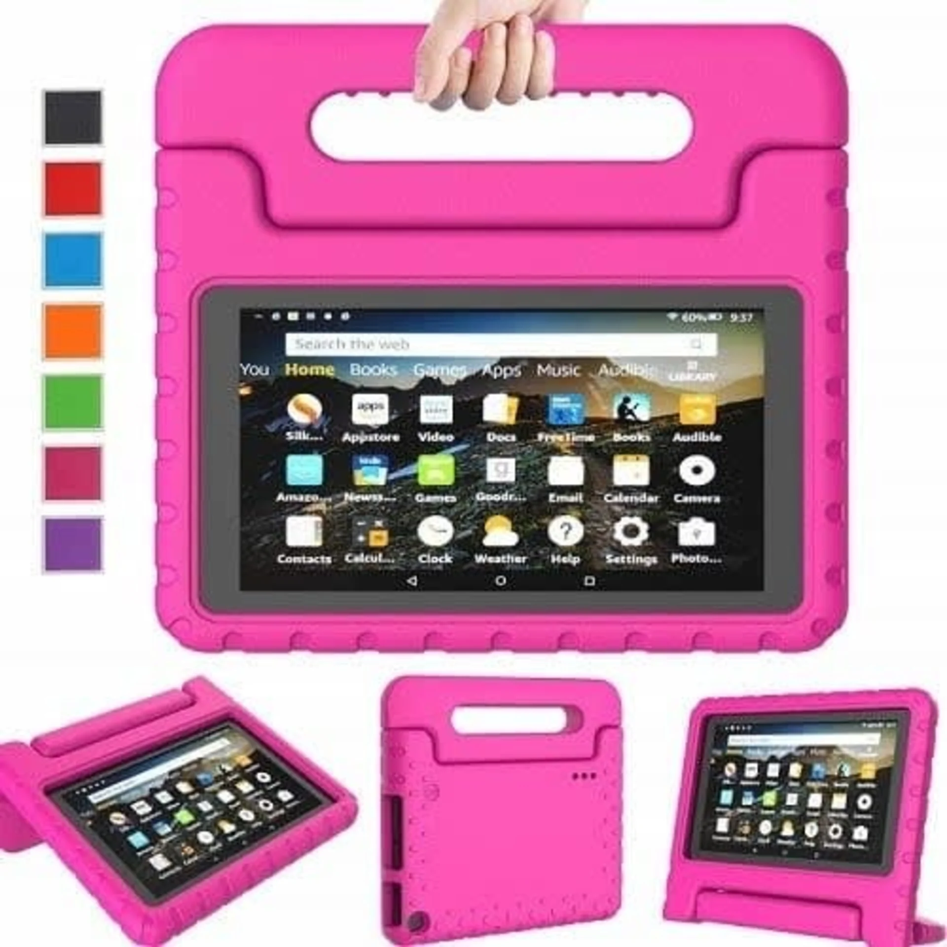 Amazon Fire Kid’s Educational Tablet With Alexa – 7″ – 1GB RAM – 16GB ROM + Pink Pouch