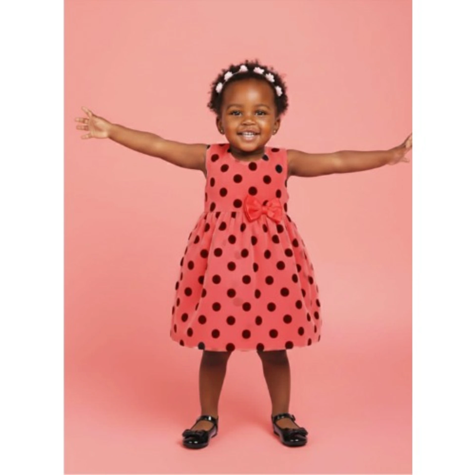 Red Polkadot Children Dress