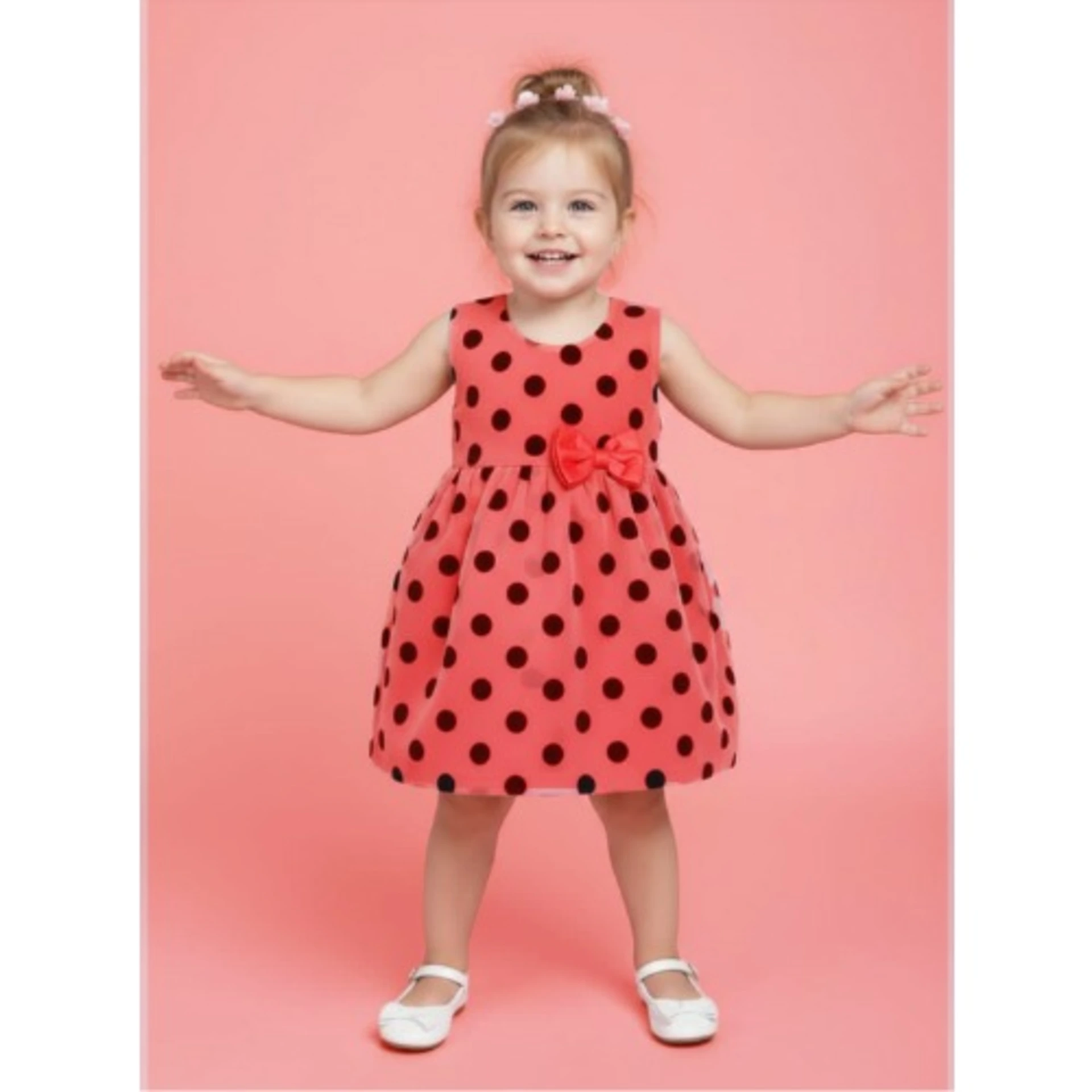 Red Polkadot Children Dress