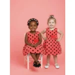 Red Polkadot Children Dress