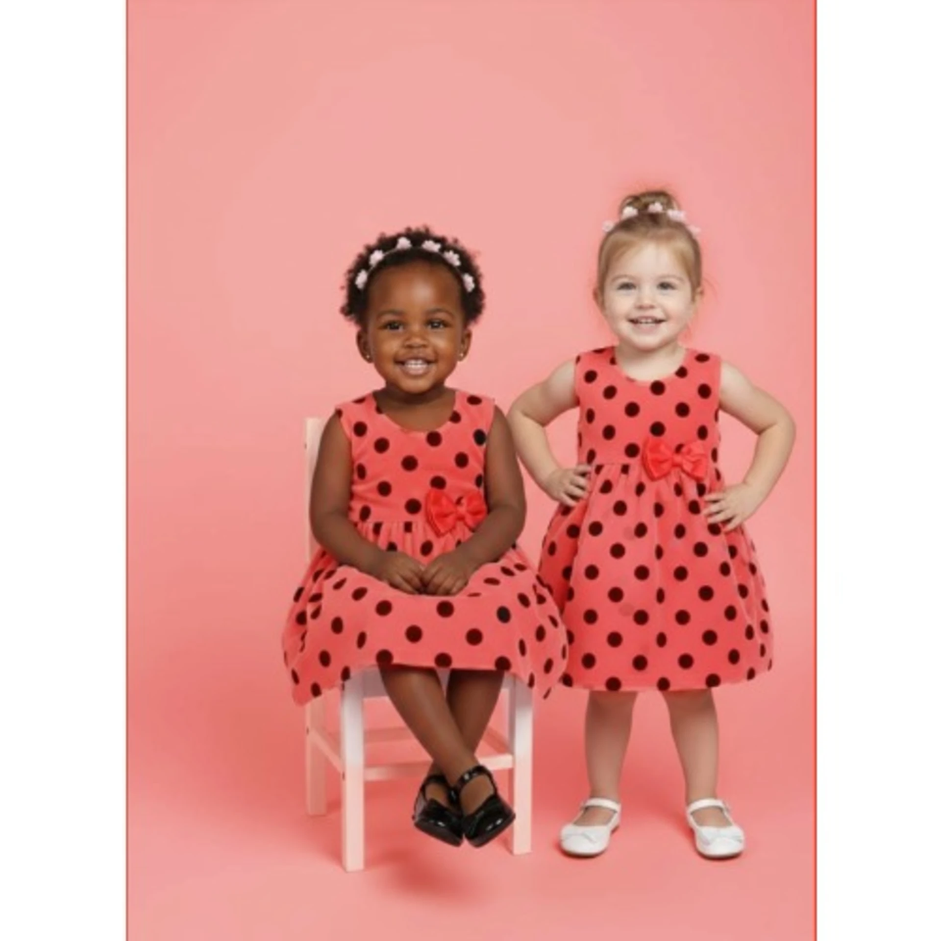 Red Polkadot Children Dress