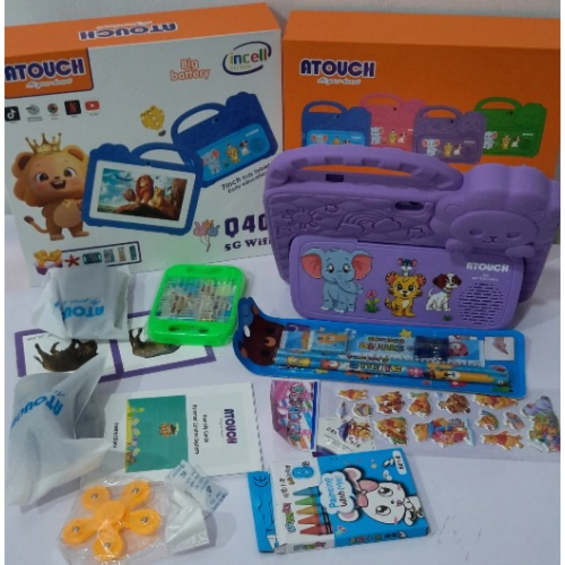 Atouch Q40 Educational Kids Tablet 256GB ROM, 8GB RAM, 7 Inches Wifi Only