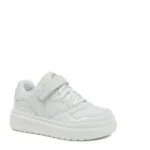 And1 Unisex Low Platform Court Sneakers – White
