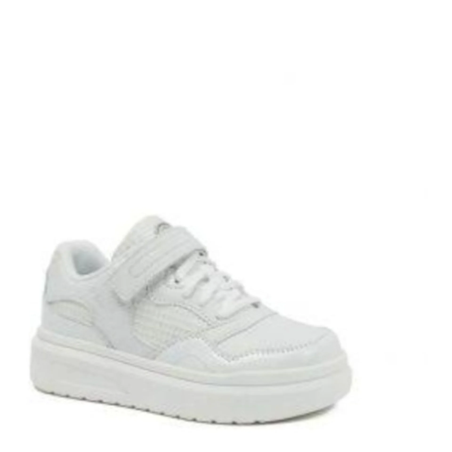 And1 Unisex Low Platform Court Sneakers – White