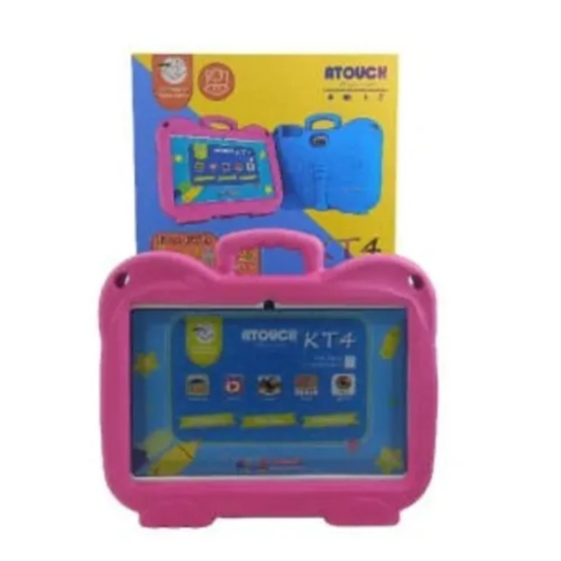 Atouch Kt4 Kids Tablet Pc With Free Gifts – 7″ – 128GB ROM – 6GB RAM – Wifi – 4000mAh – Pink