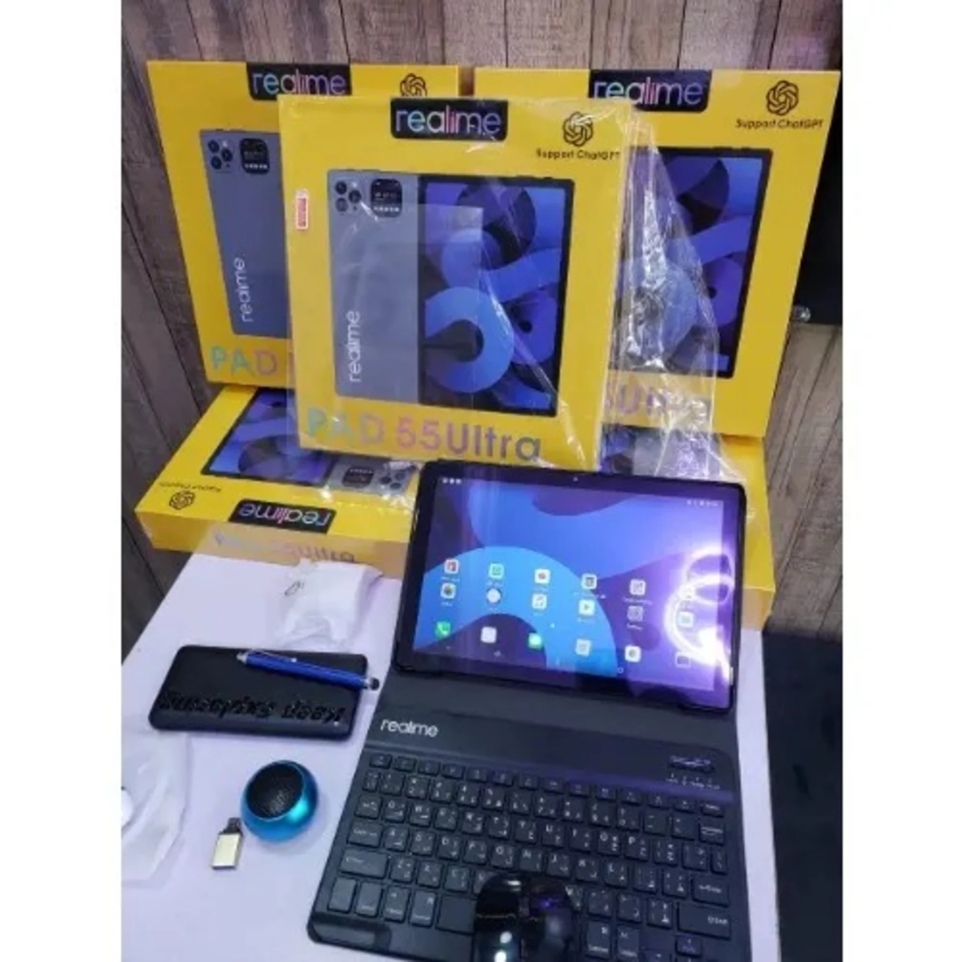 Pad 55 Ultra 5g Tablet With Keyboard – 10.1″ – 512GB ROM – 8GB RAM – Sim – 10000mAh