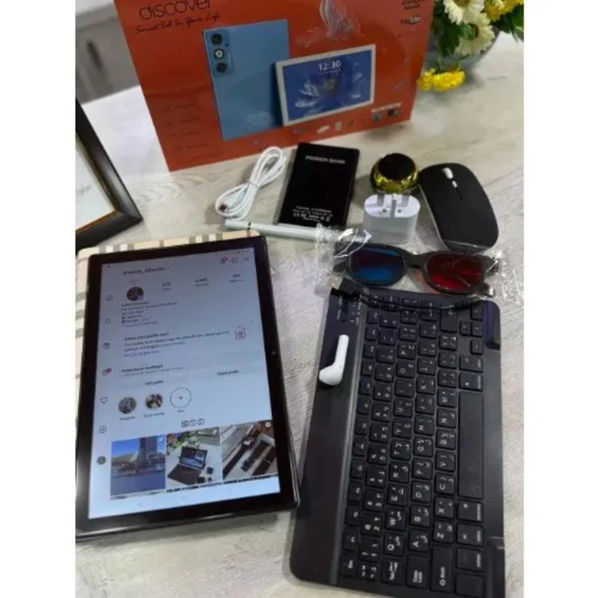 Note 21 Plus 5g Tablet With Keyboard – 10.1″ – 1TB ROM – 16GB RAM – Sim – 10000mAh