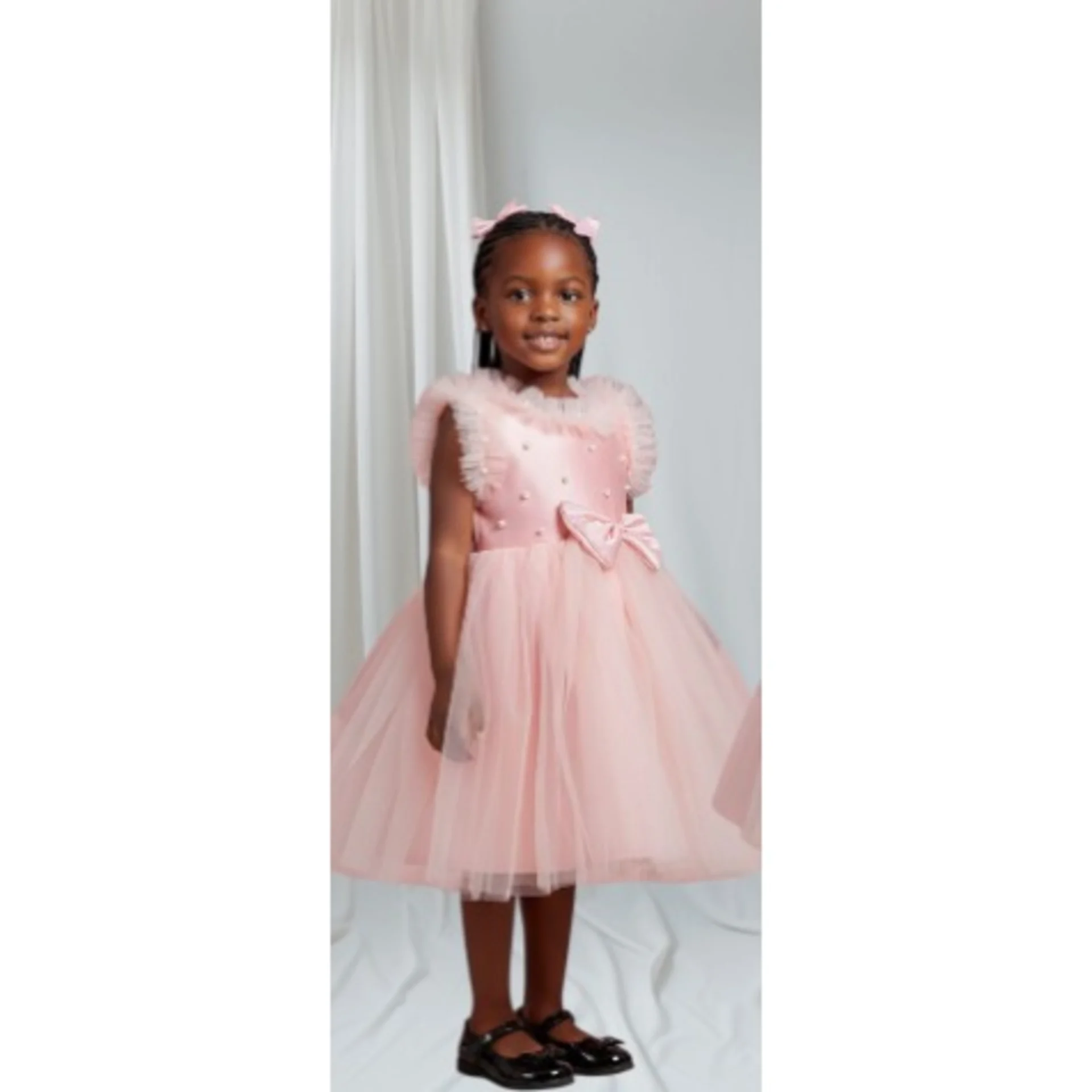 Peach Children Dress