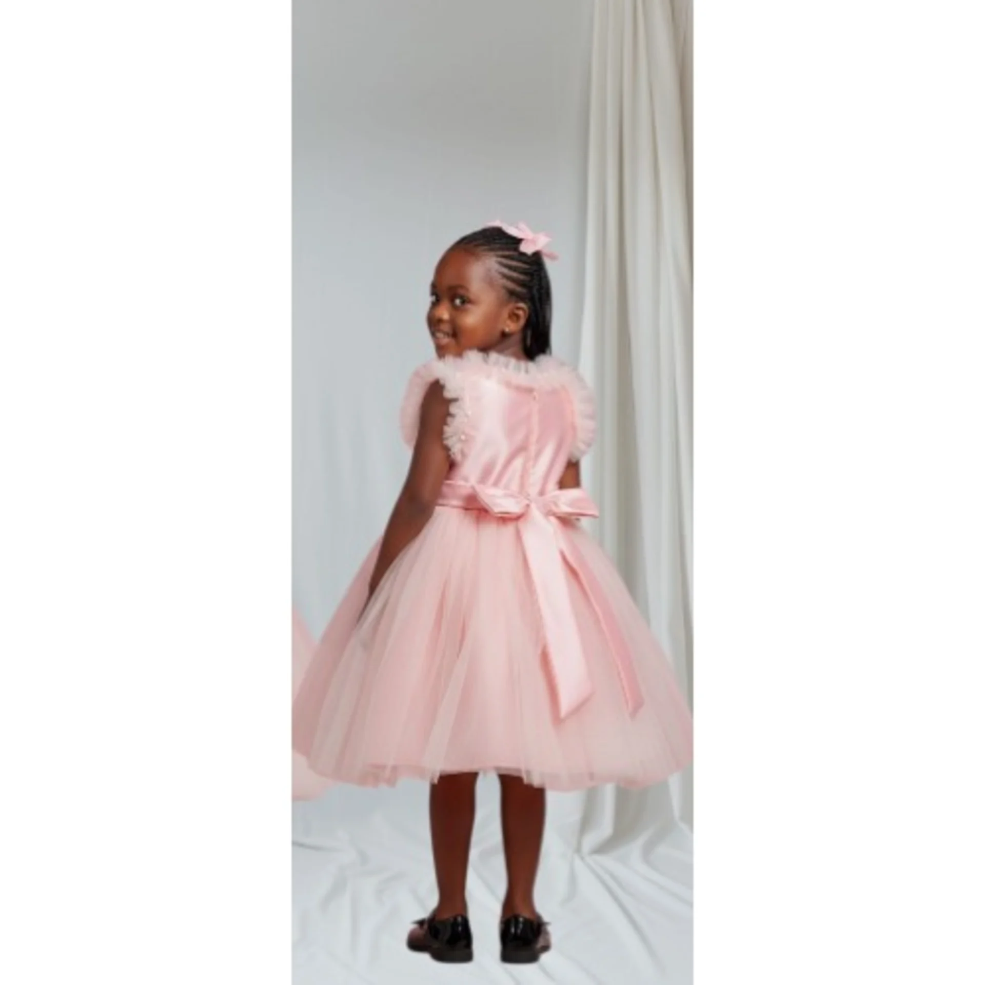 Peach Children Dress