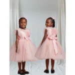 Peach Children Dress