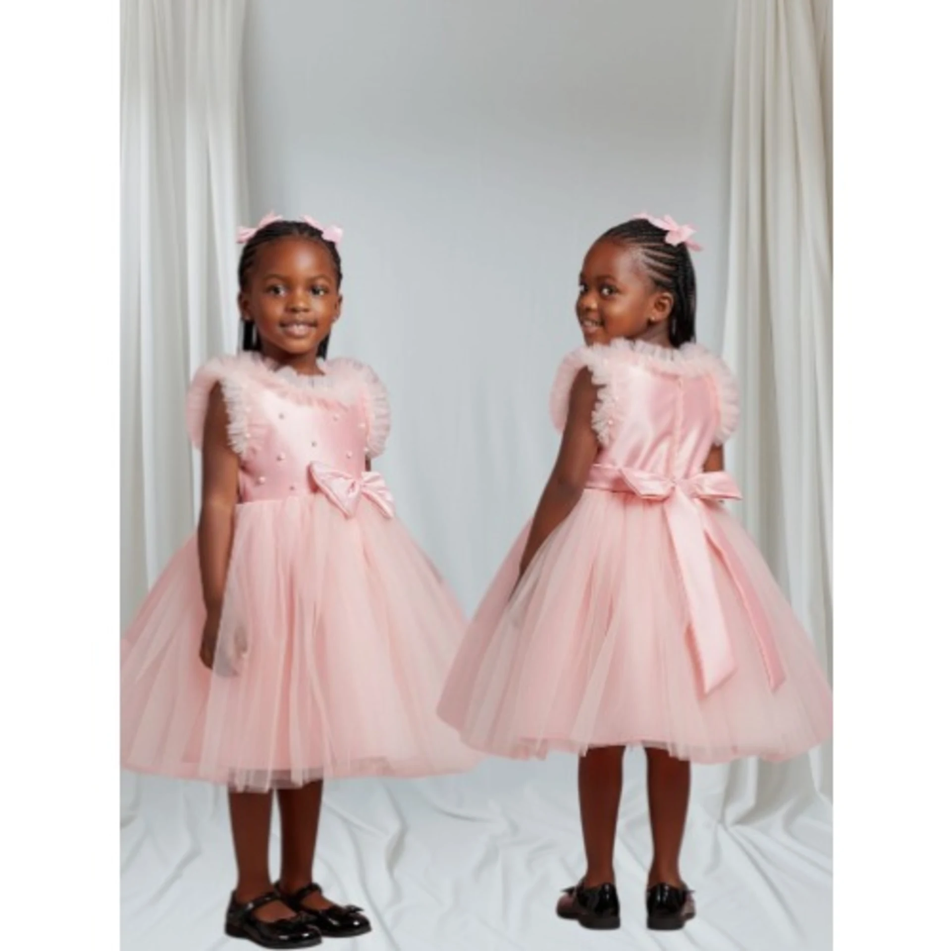 Peach Children Dress