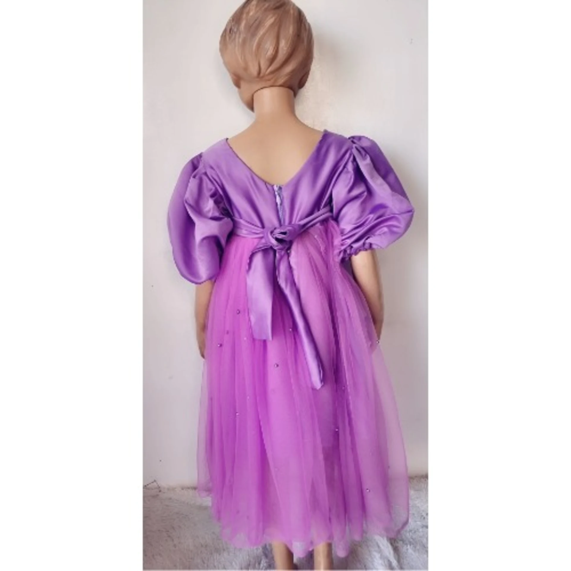 Lilac Girl Princess Dress