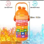 Spin Fun Insulated Mathematics Vacuum Kids Water Bottle -orange Colour
