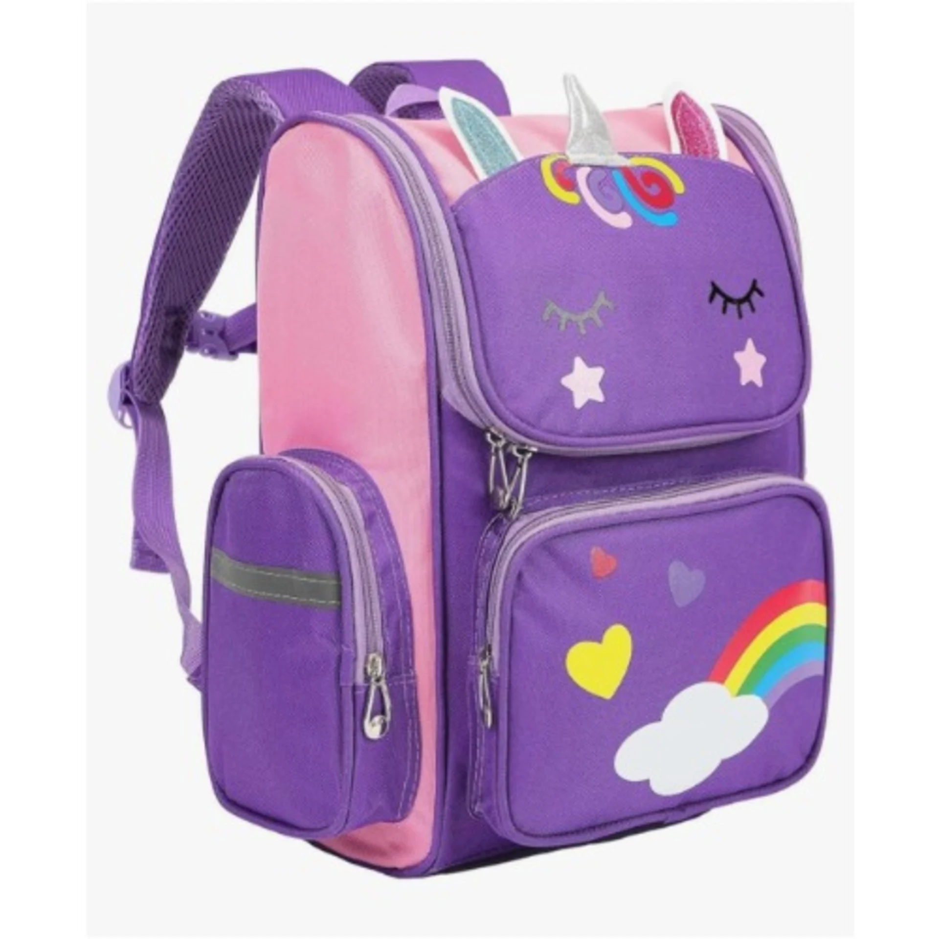 Large Unicorn Backpack- Purple