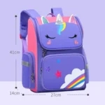 Large Unicorn Backpack- Purple