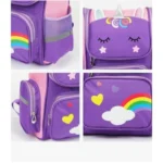 Large Unicorn Backpack- Purple