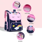 Large Unicorn Backpack- Blue