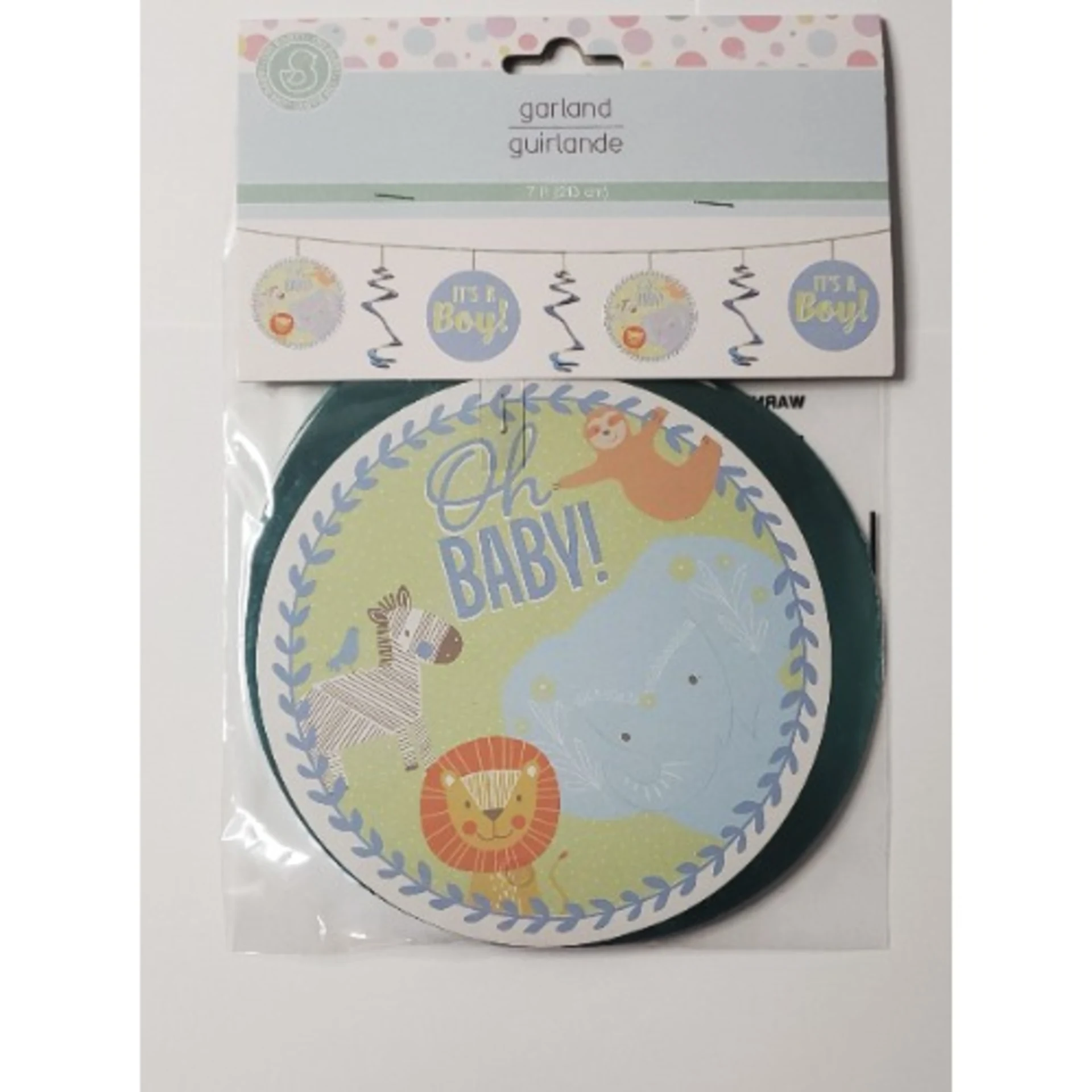 It’s A Boy- Oh Baby Garland – 7ft / 213cm