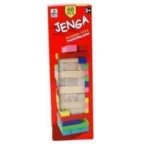 Wood Block Stacking Game – 54 Pieces