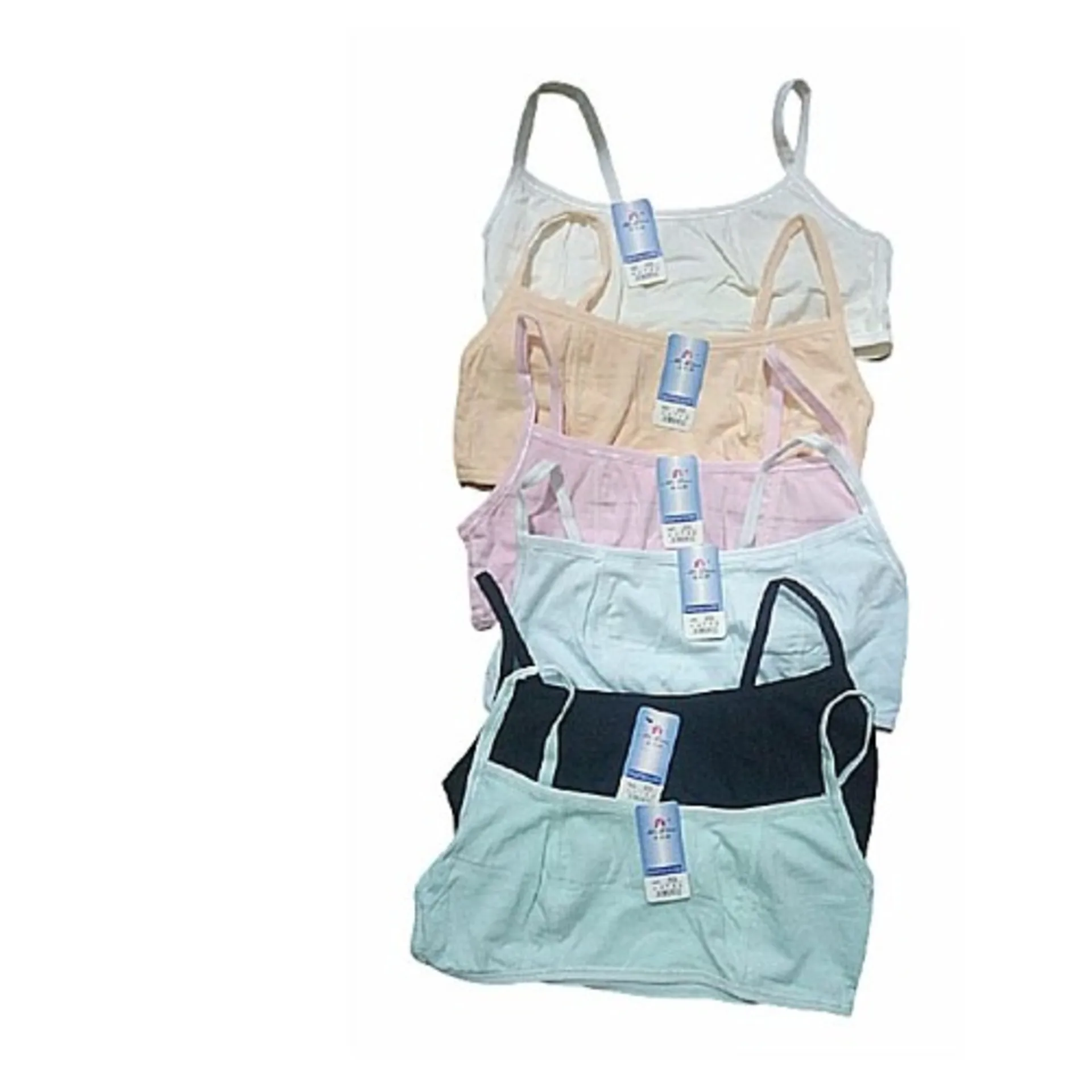 Bra Top For Teenage Girls -multicolour – 6 pieces