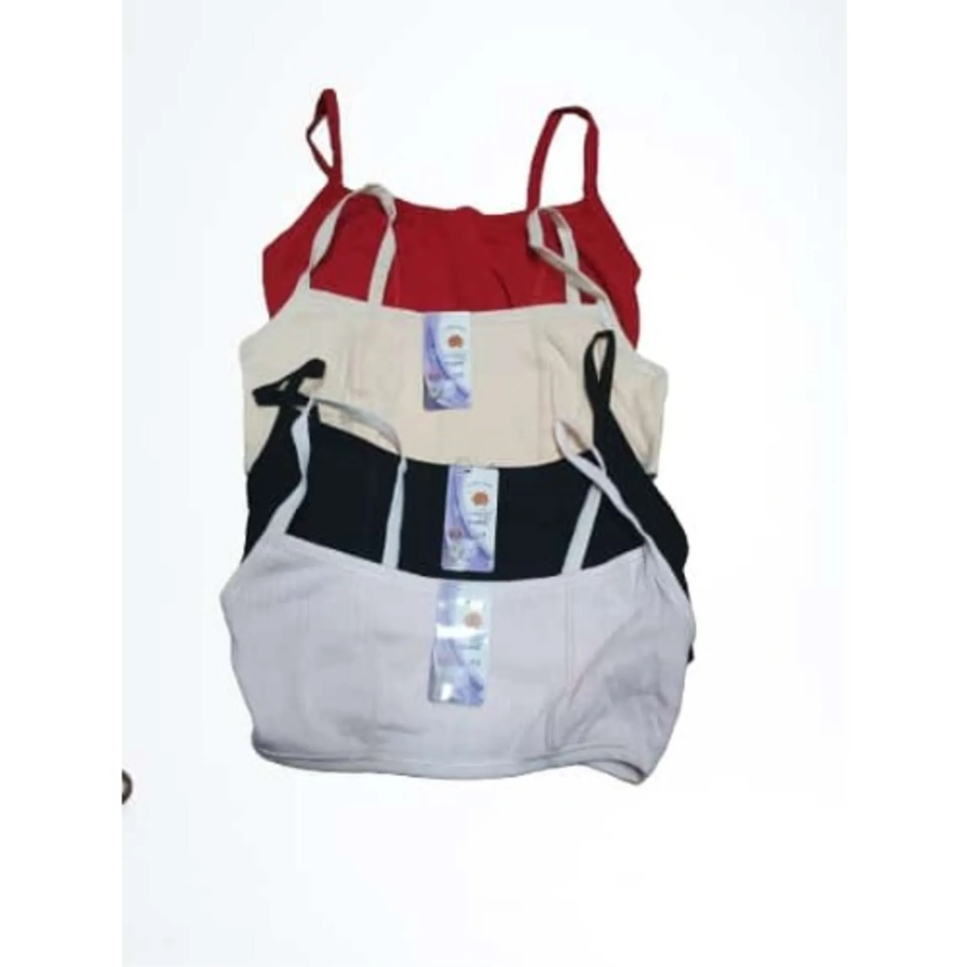 Bra Top For Teenage Girls -multicolour – 6 pieces