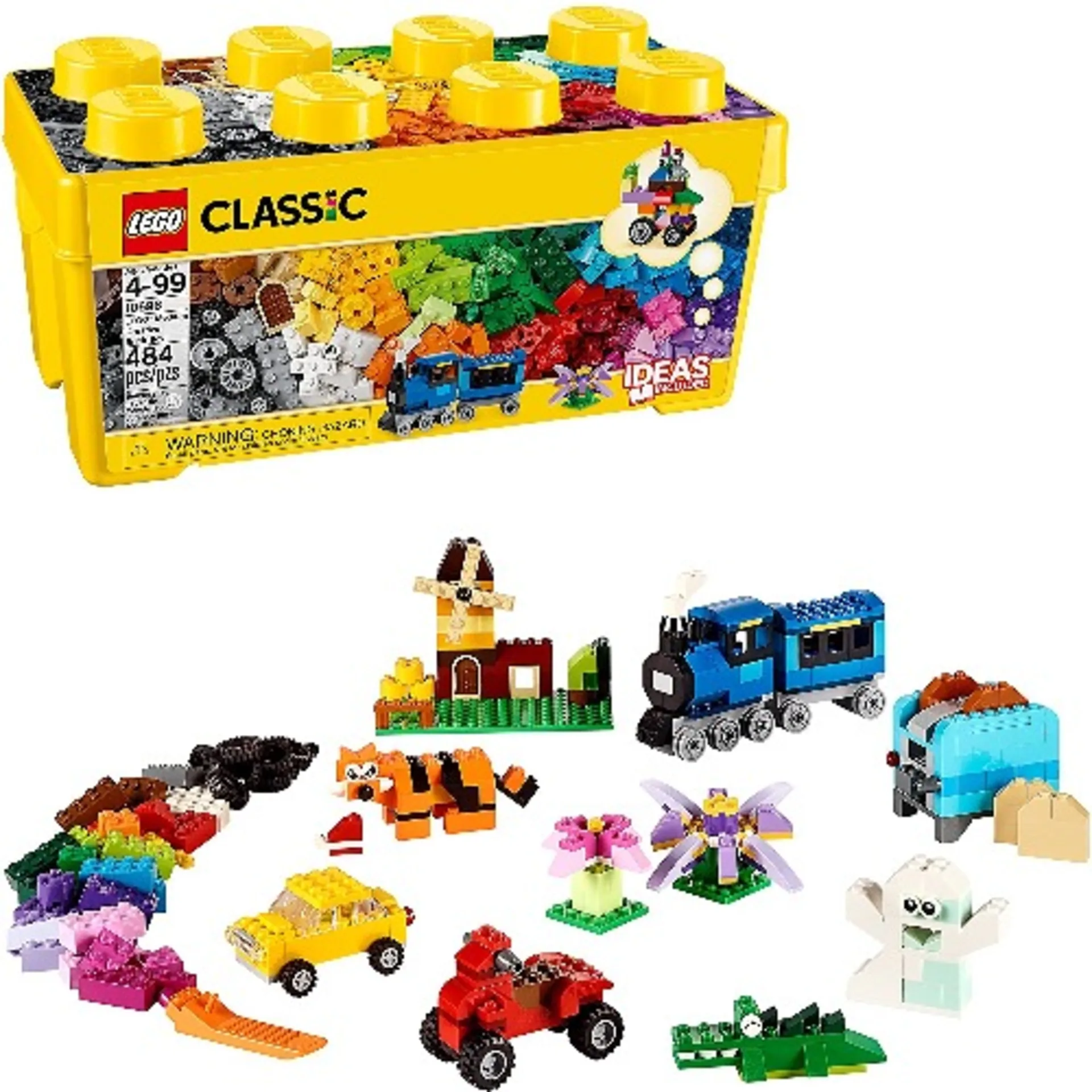 LEGO Classic Medium Creative Brick Box 10696 Kit – 484 Pieces