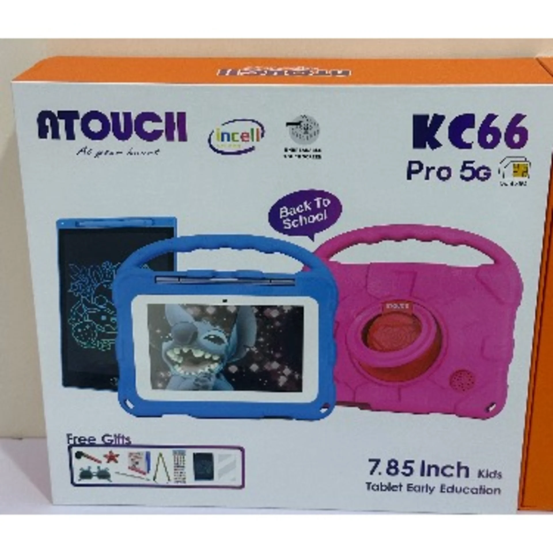 Atouch Kc66 Pro 8gb Ram 256gb Rom Dual Sim Children’s Educational Tablet 7.85 Inches- Pink
