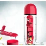 Water Bottle With Built-in 7-day Pill Organizer- 600ml