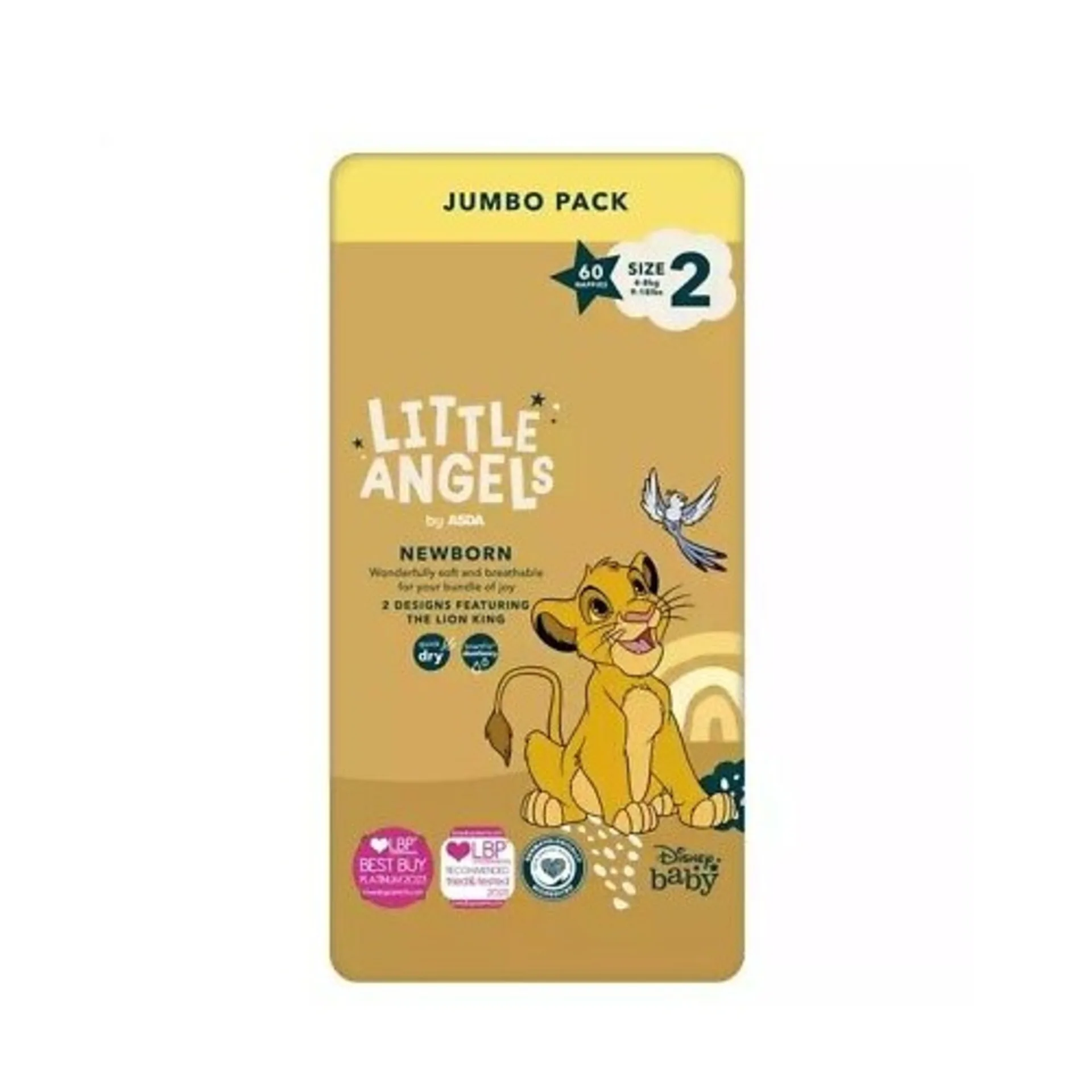 ASDA Little Angels Diapers Size 2 – Jumbo