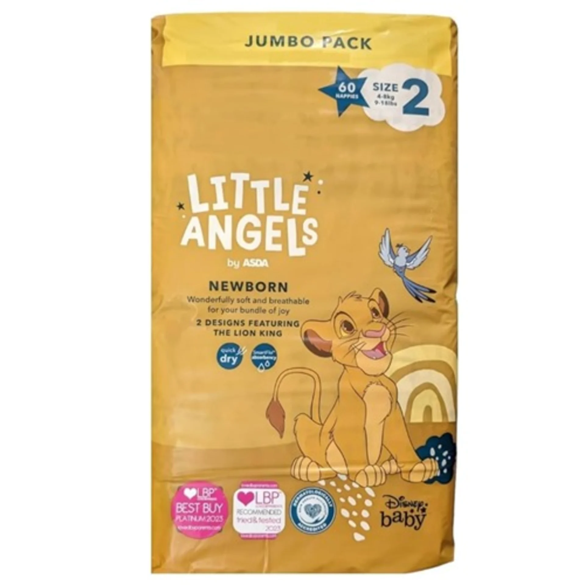 ASDA Little Angels Diapers Size 2 – Jumbo