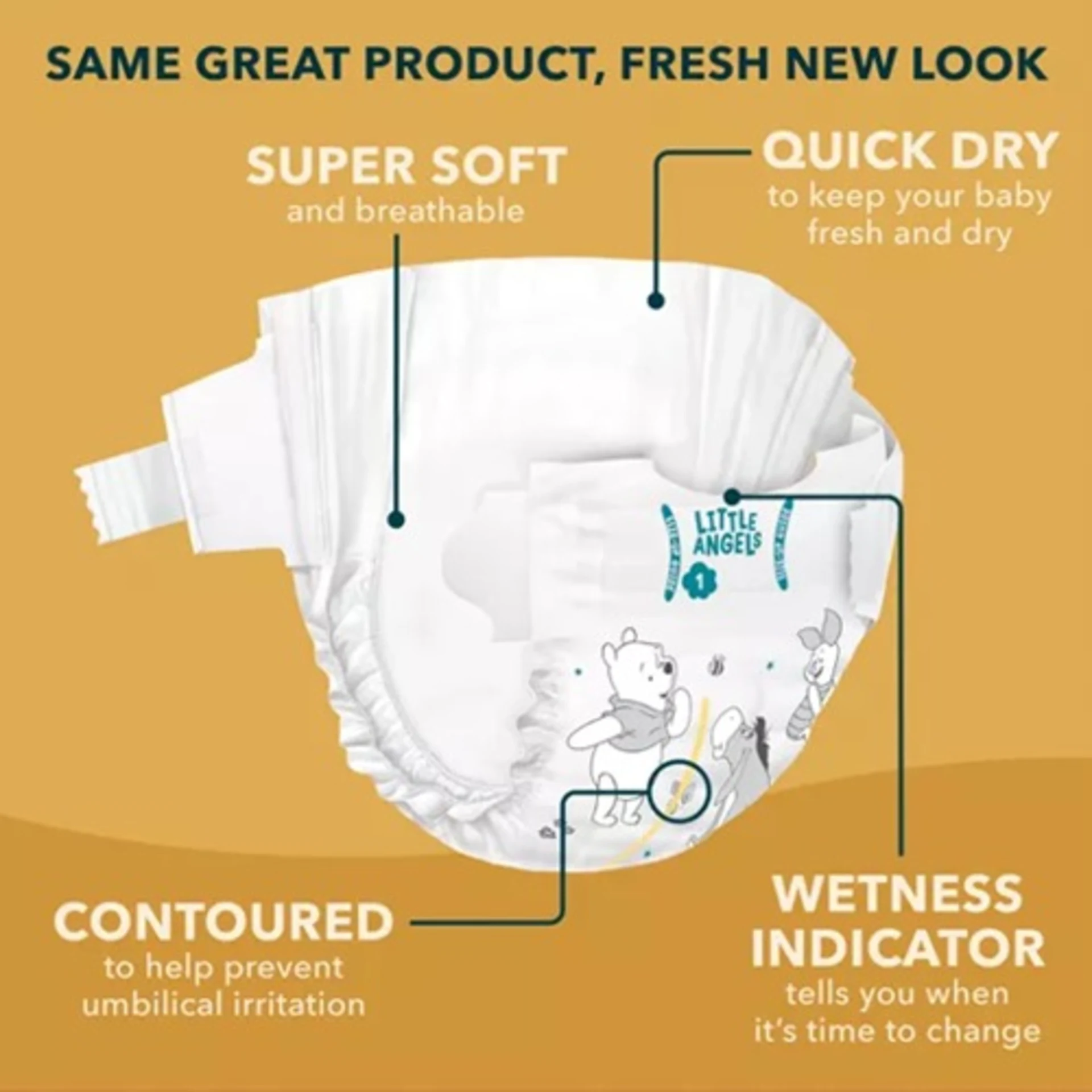 ASDA Little Angels Diapers Size 2 – Jumbo