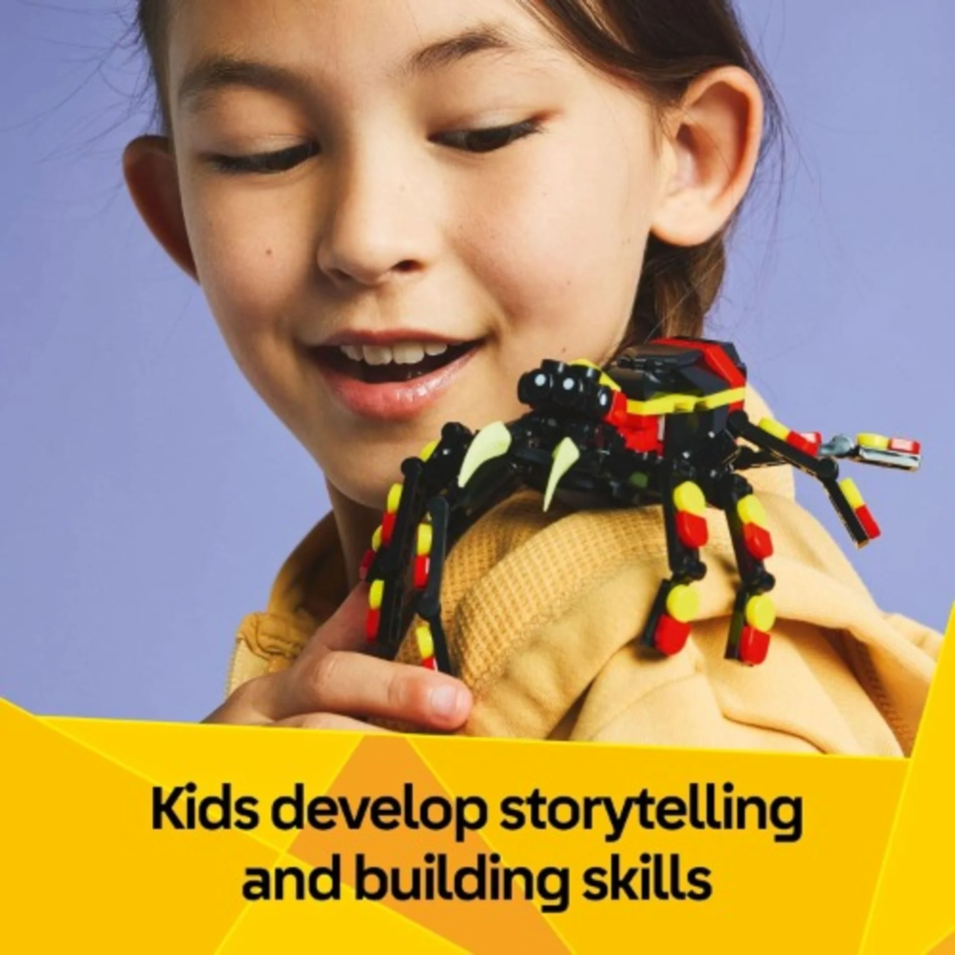 LEGO Creator 3 In 1 Wild Animals 31159 Surprising Spider Toy – 153 Pieces