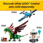 LEGO Creator 3 In 1 Wild Animals 31159 Surprising Spider Toy – 153 Pieces
