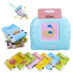 Interactive Talking Flash Card Machine For Kids – Blue