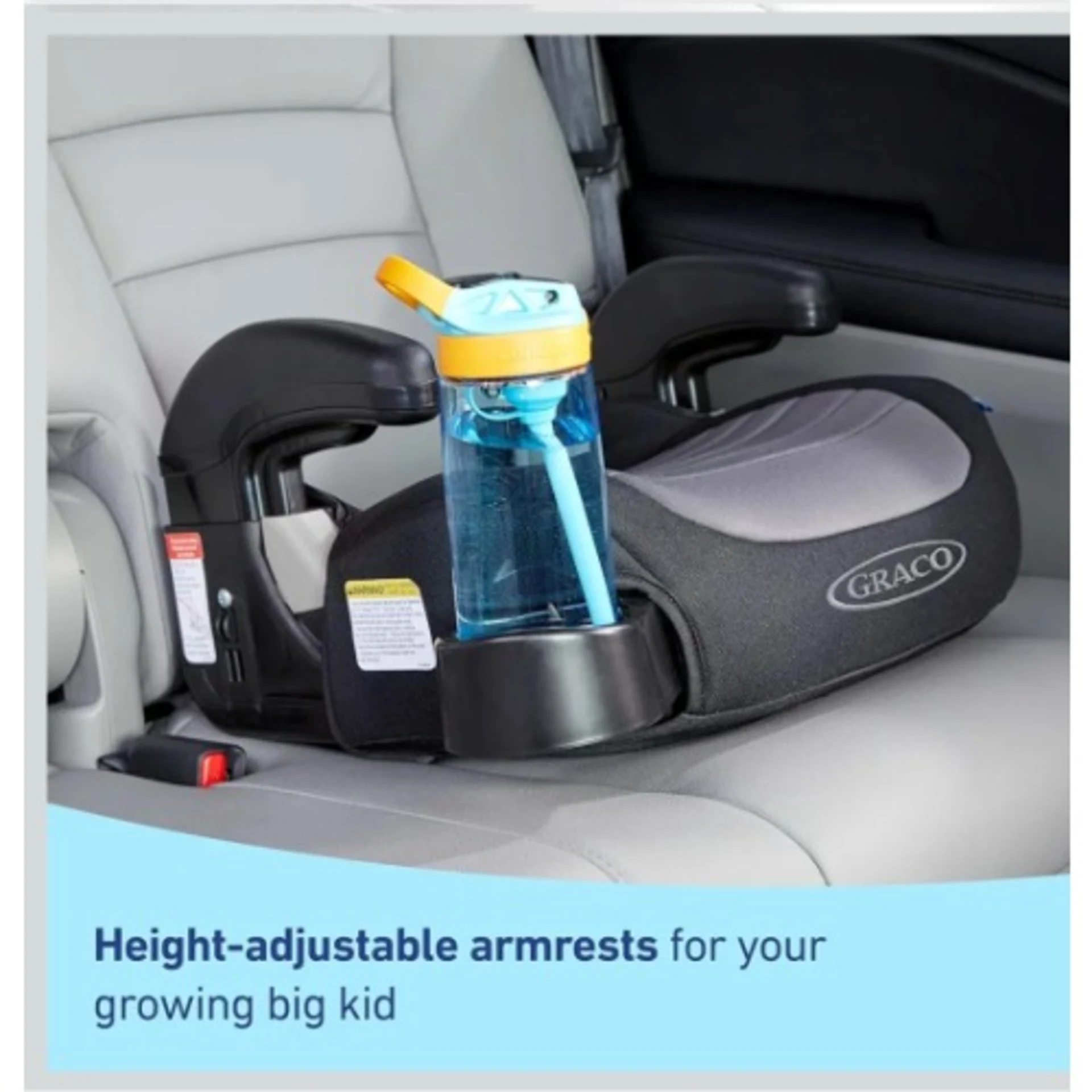 Graco Turbo Booster 2.0 Backless Booster Seat – Black