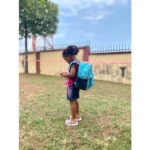 Multipatterned School Bag For Children