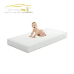 Everbeaming Baby Cot Foam Mattress _ 0yr – 3yrs_ White_ 38″ X 24″