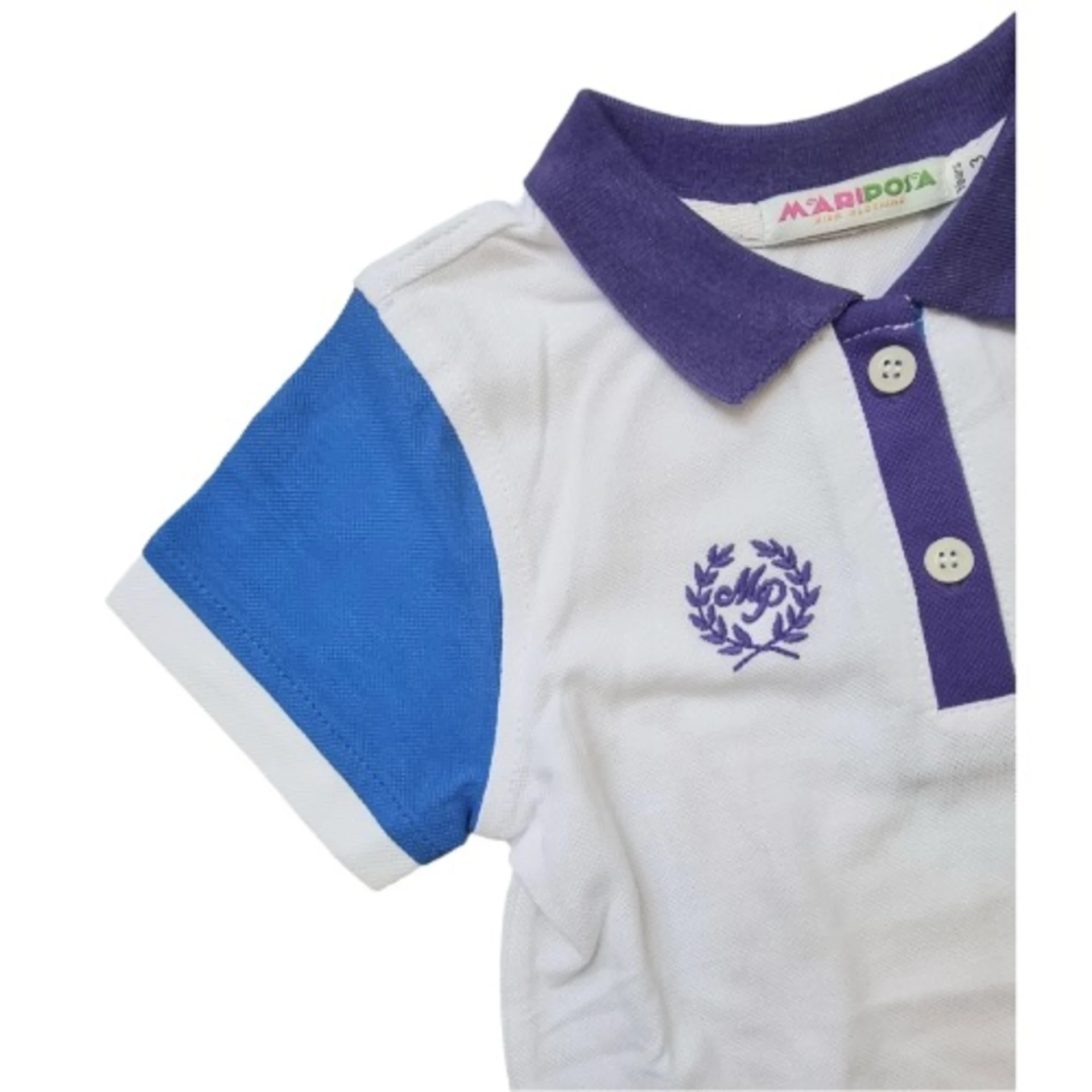 Vibrant Multicolour Polo Top Girls