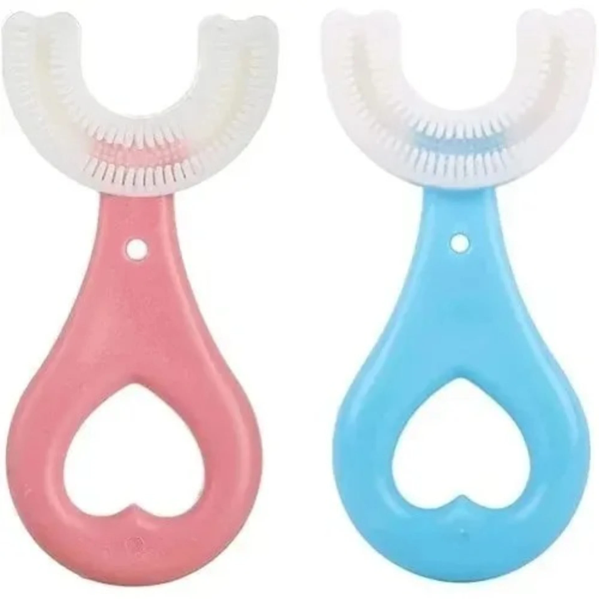 U Shaped Training Toothbrush For Kids – 2 Pcs