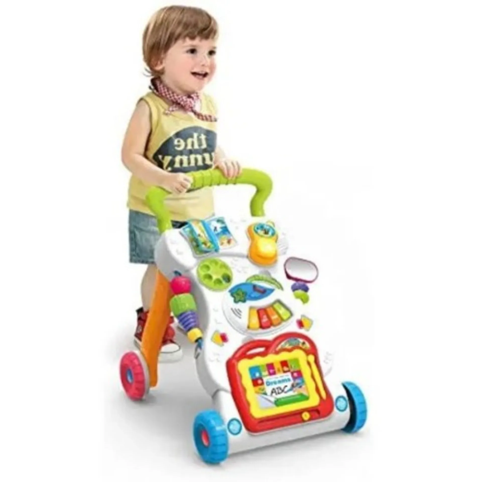 Music Baby Walker With Leaning Toys – Big Size